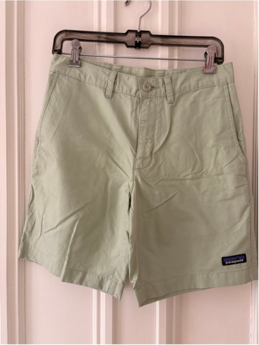 Patagonia Men's Light Green Organic Cotton Shorts Size 28